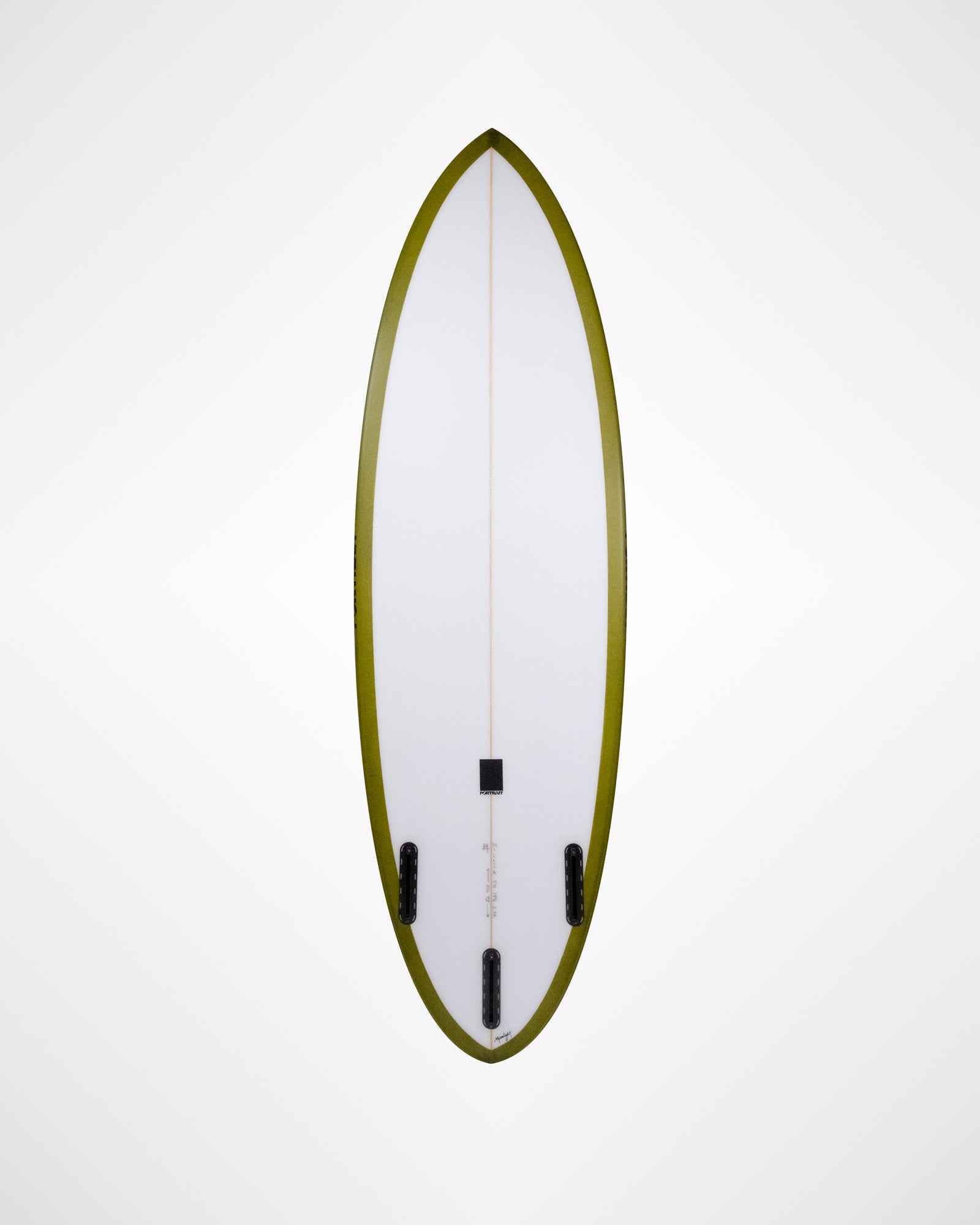 The Mongrel - 5'10 Thruster Kelp Resin Tint