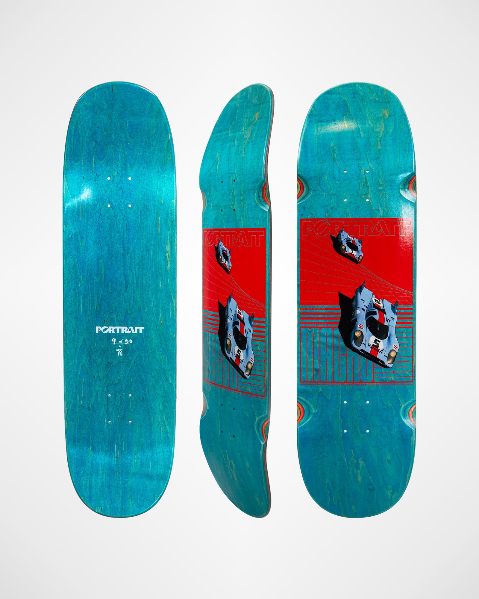 8.8 Mach5 Skateboard - Zach Miller Signature Shape LTD 1 of 50